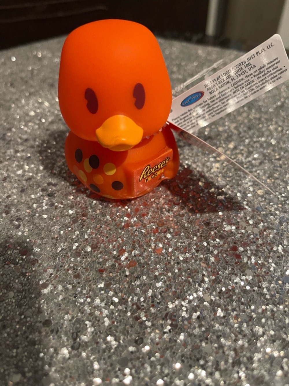 Reese’s plastic duck